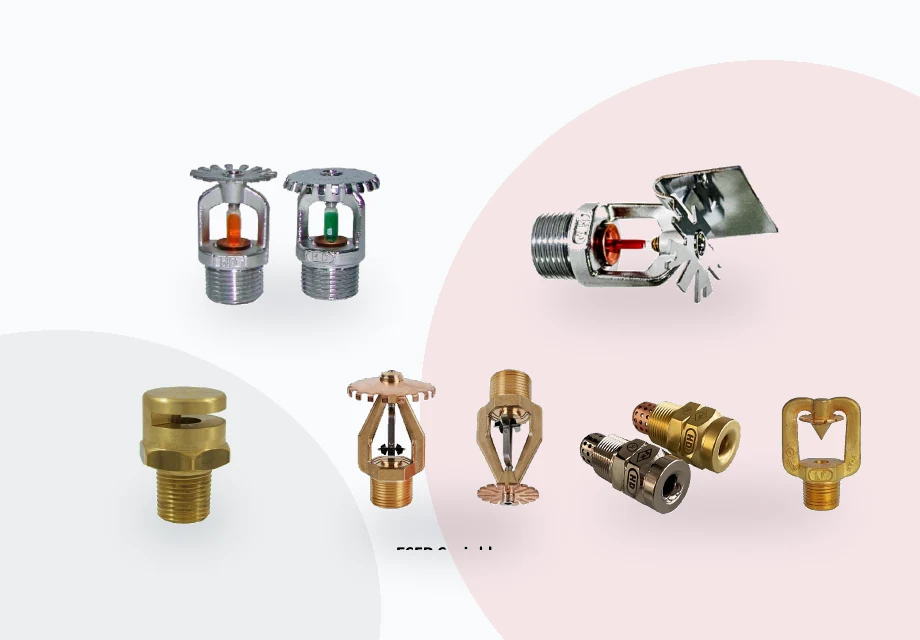 Sprinkler heads and fire nozzles